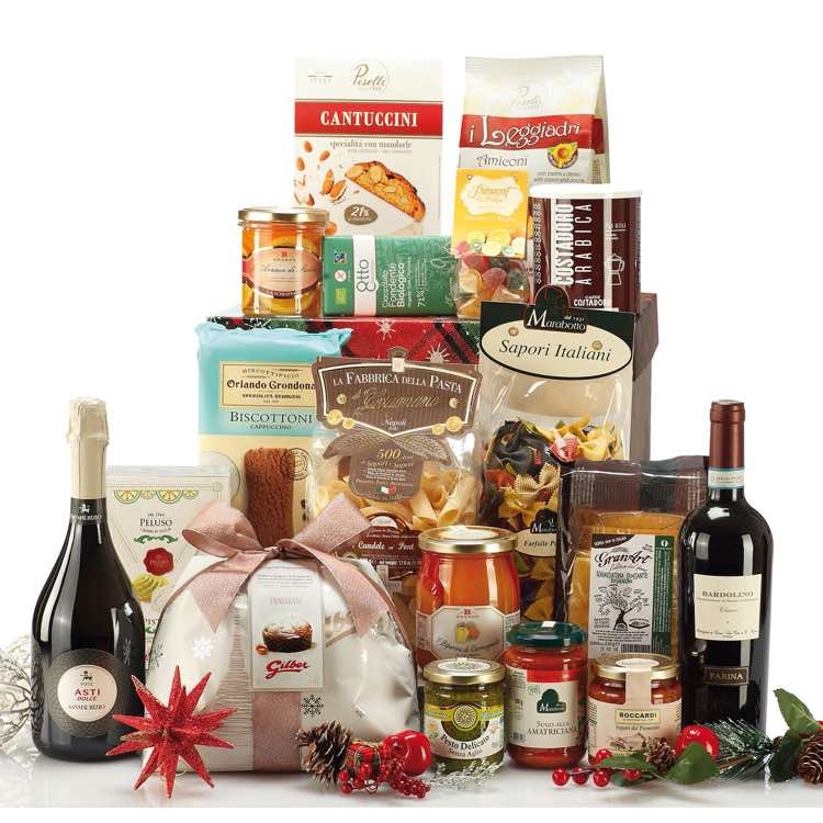 Christmas Gift Basket with 18 specialities