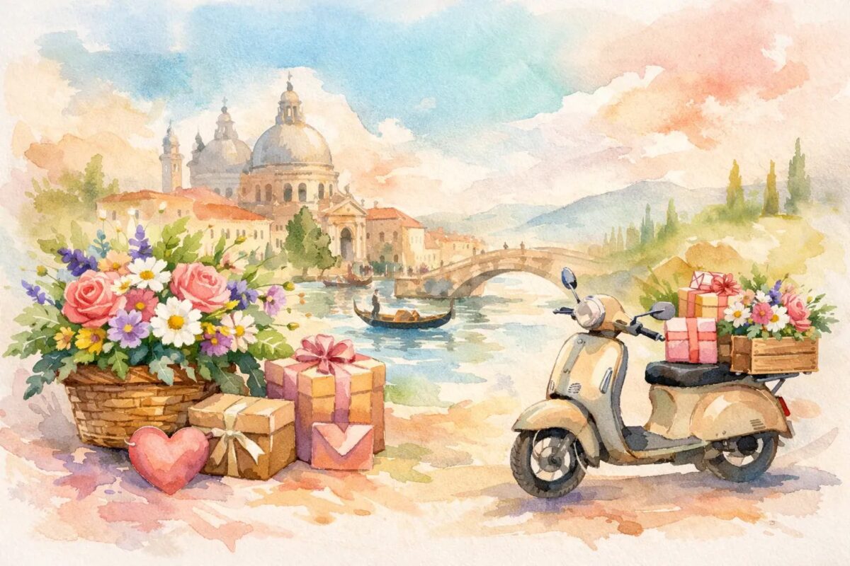 Flowers and Gifts Delivery Service to Italy