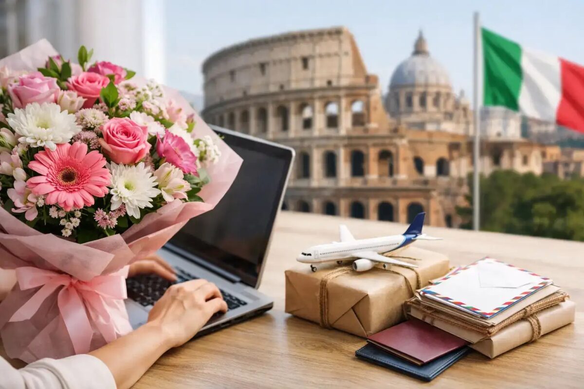 How to Send Birthday Flowers Abroad to Italy