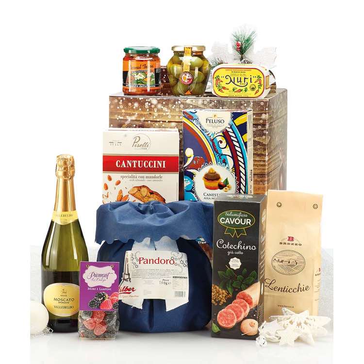 Christmas Gift Basket with 10 specialities